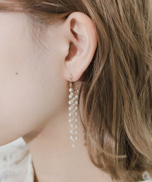 SMELLY / スメリー ピアス・イヤリング | パールフリンジピアス | 詳細4