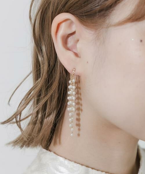 SMELLY / スメリー ピアス・イヤリング | パールフリンジピアス | 詳細5