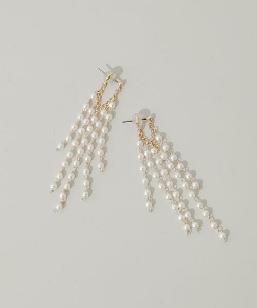 SMELLY / スメリー ピアス・イヤリング | パールフリンジピアス（ゴールド系その他）