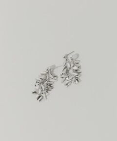 SMELLY / スメリー ピアス・イヤリング | リーフプレートチェーンピアス