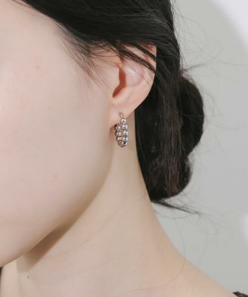 SMELLY / スメリー ピアス・イヤリング | メタルボールフープピアス | 詳細3