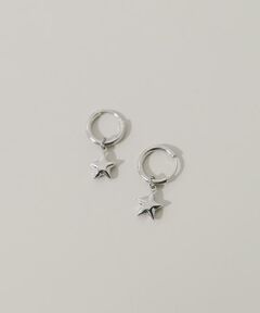 SMELLY / スメリー ピアス・イヤリング | ステンレススターチャームフープピアス