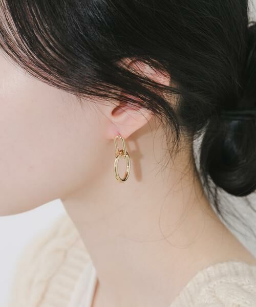 SMELLY / スメリー ピアス・イヤリング | Uチェーンラウンドピアス | 詳細1