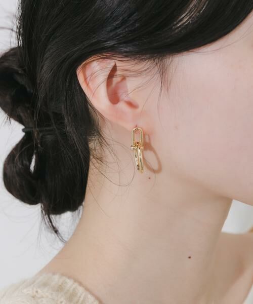 SMELLY / スメリー ピアス・イヤリング | Uチェーンラウンドピアス | 詳細4