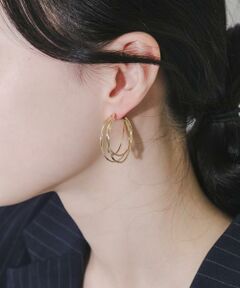 SMELLY / スメリー ピアス・イヤリング | レイヤードフープピアス