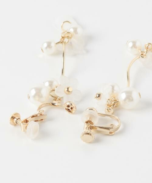 SMELLY / スメリー ピアス・イヤリング | パールフラワースウィングイヤリング | 詳細6