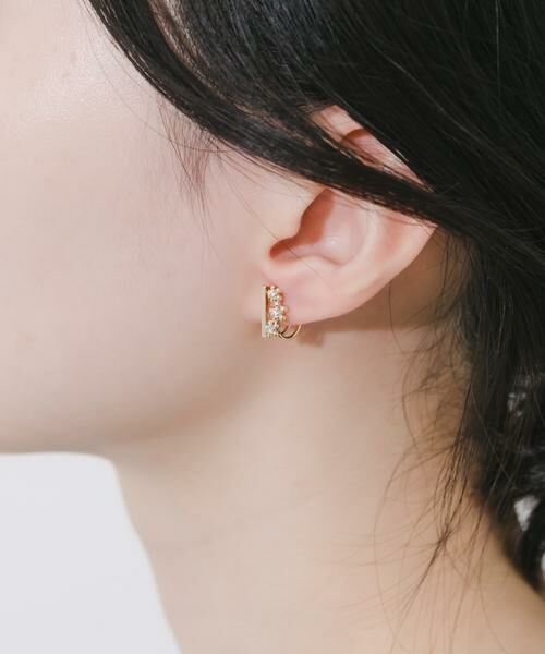 SMELLY / スメリー ピアス・イヤリング | フラワービジューオメガイヤリング | 詳細4