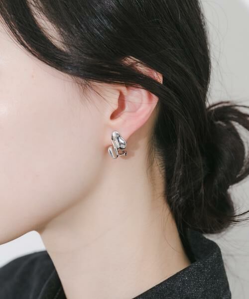 SMELLY / スメリー ピアス・イヤリング | ウェーブメタルイヤリング | 詳細4