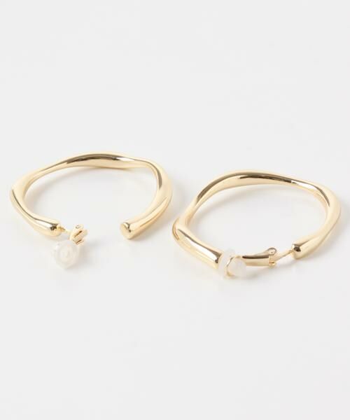 SMELLY / スメリー ピアス・イヤリング | ニュアンスメタルビッグフープイヤリング | 詳細7