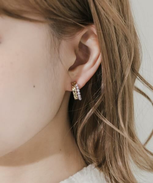 SMELLY / スメリー ピアス・イヤリング | パールラインイヤリング | 詳細2