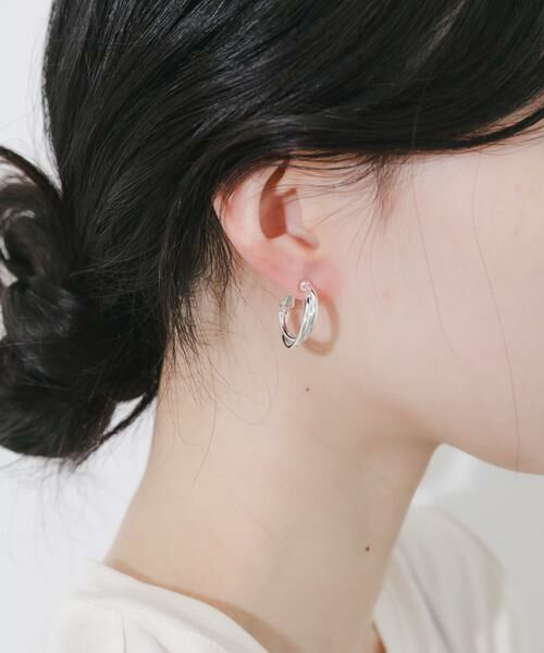 SMELLY / スメリー ピアス・イヤリング | ダブルラインフープイヤリング | 詳細9