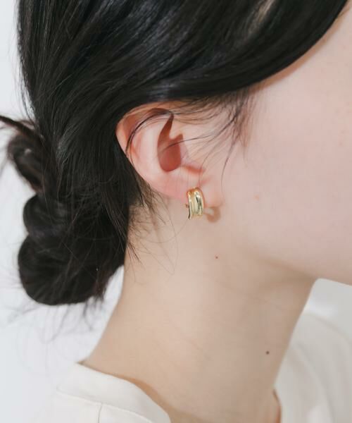 SMELLY / スメリー ピアス・イヤリング | メタルカーブラインイヤリング | 詳細2