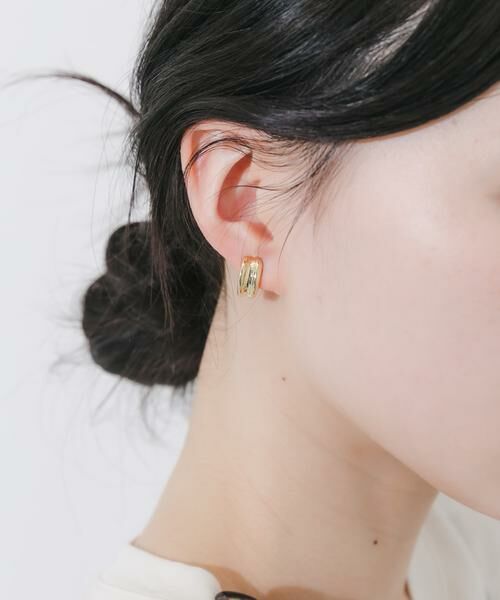 SMELLY / スメリー ピアス・イヤリング | メタルカーブラインイヤリング | 詳細4