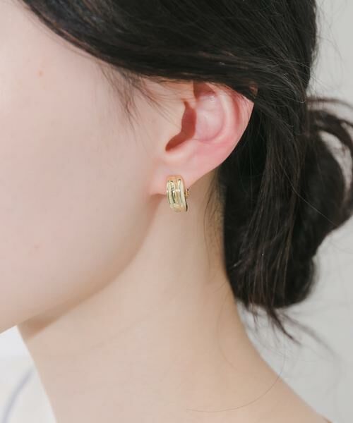 SMELLY / スメリー ピアス・イヤリング | メタルカーブラインイヤリング | 詳細6