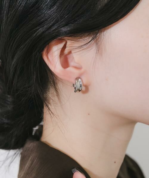 SMELLY / スメリー ピアス・イヤリング | メタルカーブラインイヤリング | 詳細9