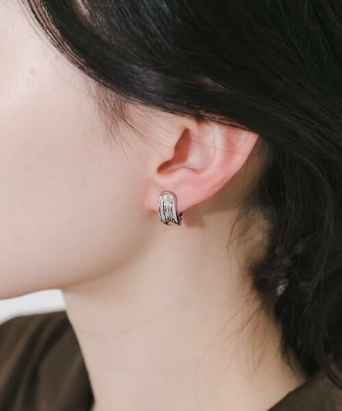 SMELLY / スメリー ピアス・イヤリング | メタルカーブラインイヤリング | 詳細10
