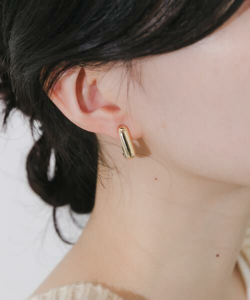 SMELLY / スメリー ピアス・イヤリング | スクエアフープイヤリング | 詳細1