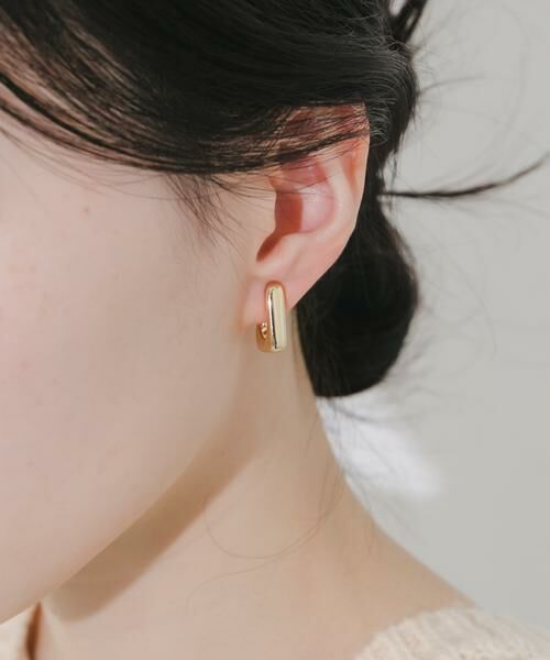 SMELLY / スメリー ピアス・イヤリング | スクエアフープイヤリング | 詳細4