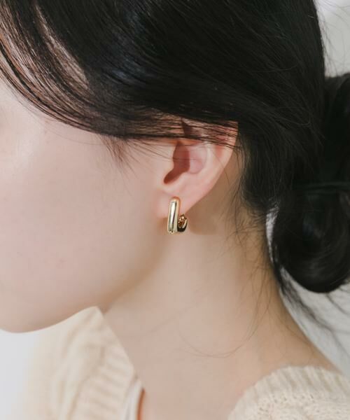 SMELLY / スメリー ピアス・イヤリング | スクエアフープイヤリング | 詳細5