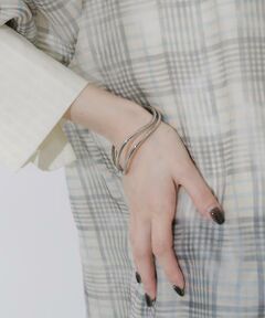 SMELLY / スメリー ブレスレット・バングル | ダブルラインウェーブバングル