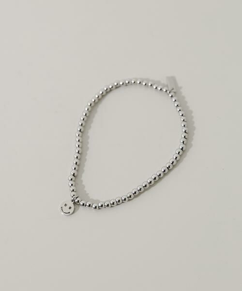 SMELLY / スメリー ブレスレット・バングル | ステンレスチャームビーズブレスレット（シルバー）