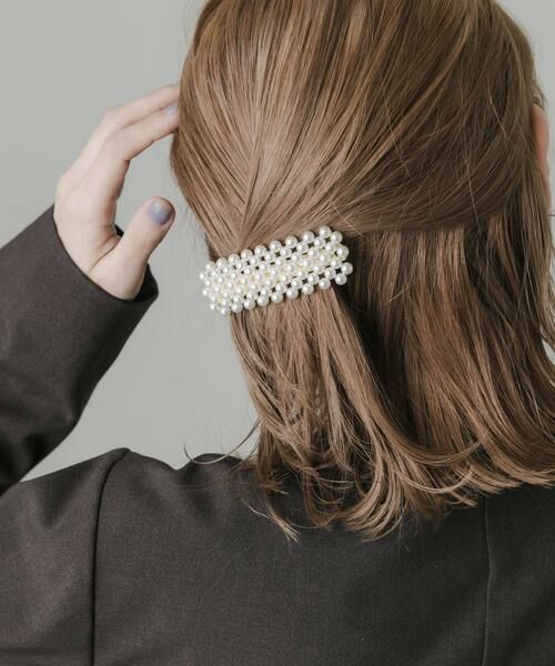 SMELLY / スメリー カチューシャ・カチューム・その他 | パールワイドバレッタ | 詳細5