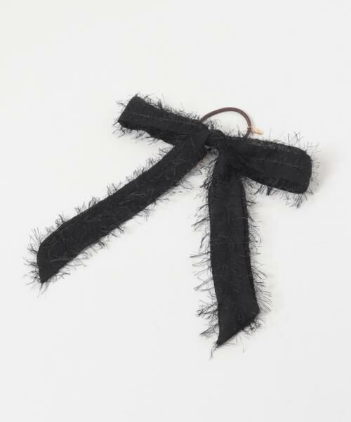 SMELLY / スメリー ヘアゴム・シュシュ | シアーフリンジリボンヘアカフ | 詳細6