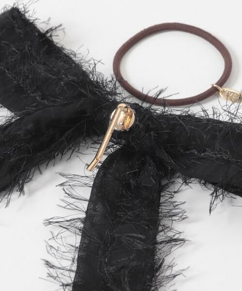 SMELLY / スメリー ヘアゴム・シュシュ | シアーフリンジリボンヘアカフ | 詳細7