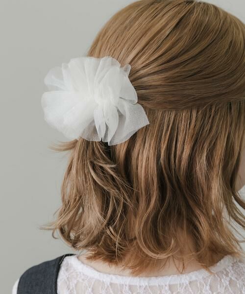 SMELLY / スメリー カチューシャ・カチューム・その他 | シアーフリルバレッタ | 詳細1