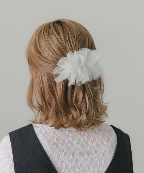 SMELLY / スメリー カチューシャ・カチューム・その他 | シアーフリルバレッタ | 詳細2