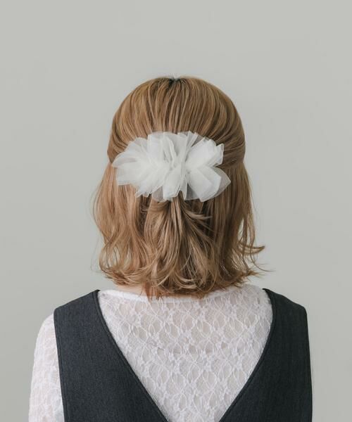 SMELLY / スメリー カチューシャ・カチューム・その他 | シアーフリルバレッタ | 詳細5