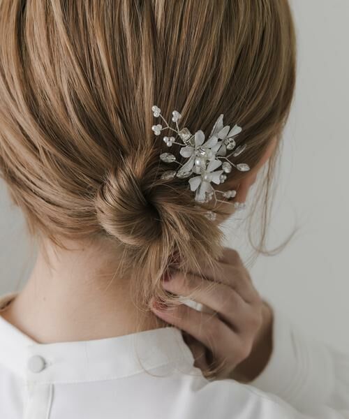 SMELLY / スメリー カチューシャ・カチューム・その他 | メタルフラワーモチーフヘアクリップ | 詳細2