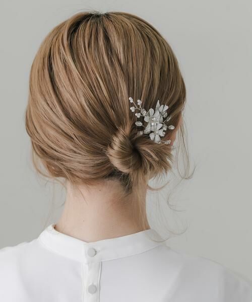 SMELLY / スメリー カチューシャ・カチューム・その他 | メタルフラワーモチーフヘアクリップ | 詳細3