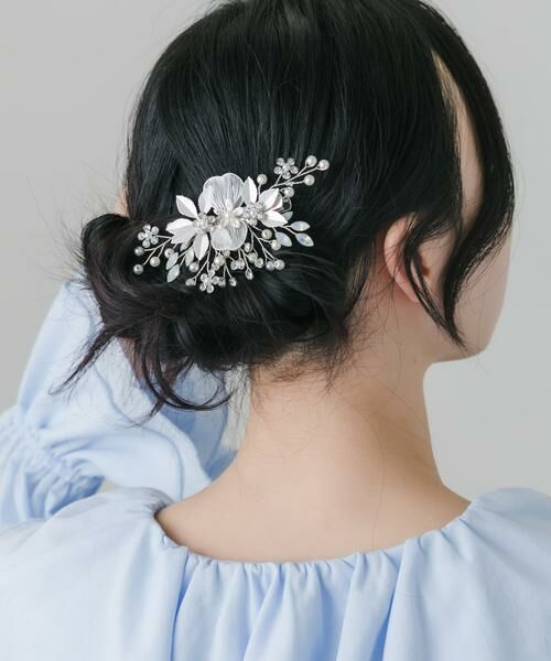 SMELLY / スメリー カチューシャ・カチューム・その他 | メタルリーフモチーフヘアクリップ | 詳細1