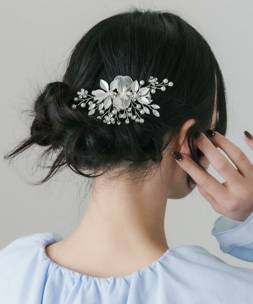 SMELLY / スメリー カチューシャ・カチューム・その他 | メタルリーフモチーフヘアクリップ | 詳細2