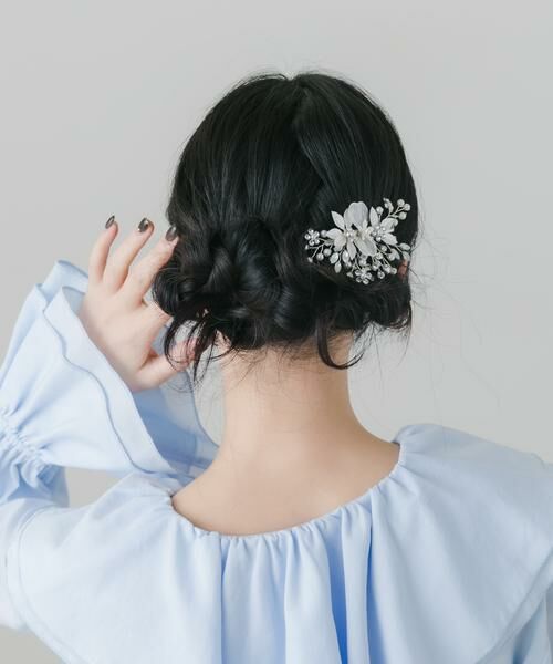 SMELLY / スメリー カチューシャ・カチューム・その他 | メタルリーフモチーフヘアクリップ | 詳細4