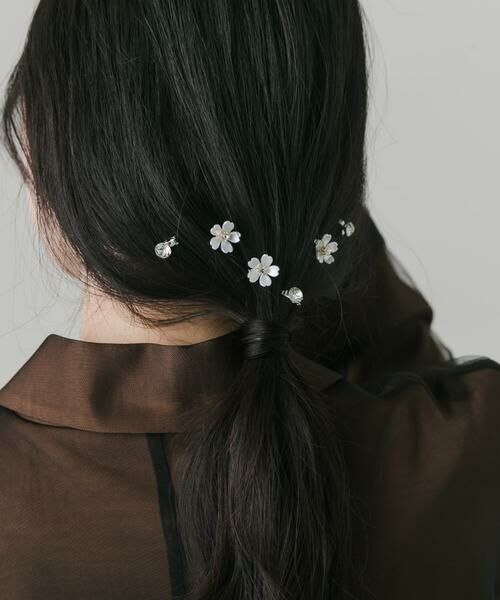 SMELLY / スメリー カチューシャ・カチューム・その他 | フラワビジューセットヘアクリップ | 詳細1