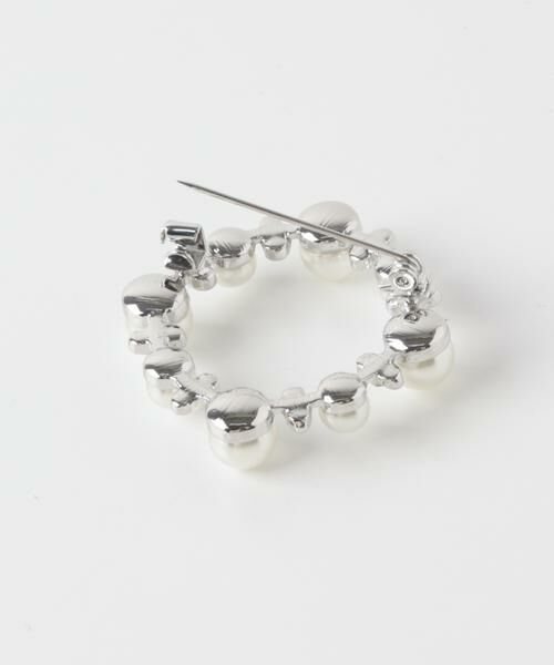 SMELLY / スメリー ブローチ・コサージュ | パールビジューラウンドブローチ | 詳細3