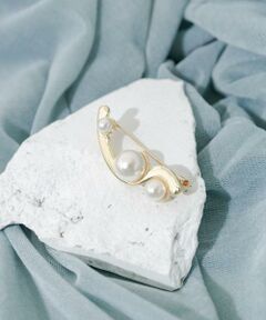 SMELLY / スメリー ブローチ・コサージュ | ウェーブパールブローチ