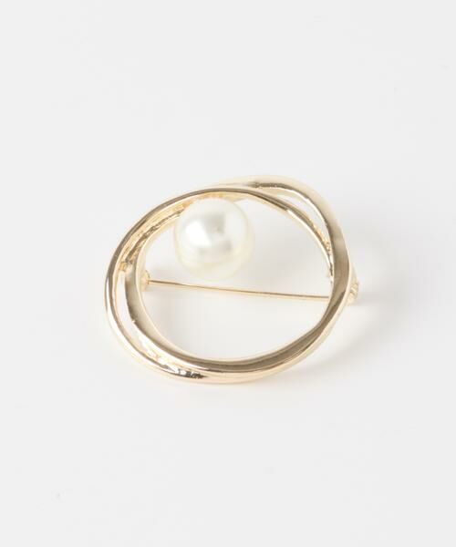 SMELLY / スメリー ブローチ・コサージュ | ニュアンスサークルポイントパールブローチ | 詳細2