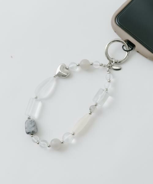 SMELLY / スメリー キーホルダー・ストラップ | クリアビーズモチーフキーチェーン | 詳細1