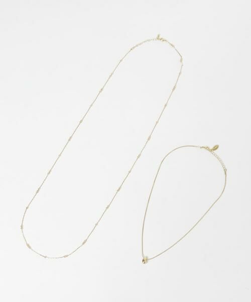 SMELLY / スメリー ネックレス・ペンダント・チョーカー | ボールスネークチェーン2セットネックレス | 詳細4
