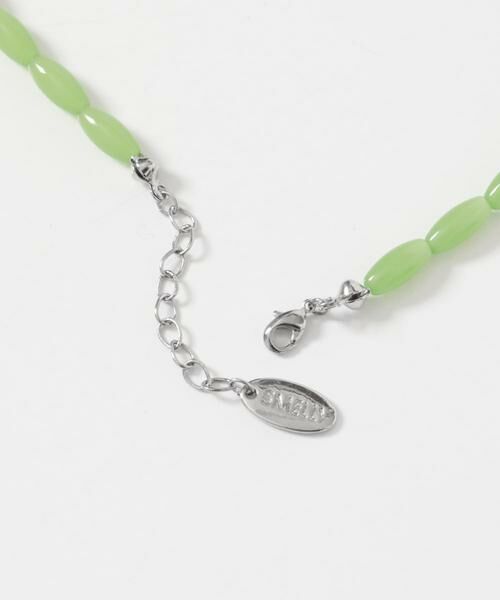 SMELLY / スメリー ネックレス・ペンダント・チョーカー | メタルトップカラービーズネックレス | 詳細12