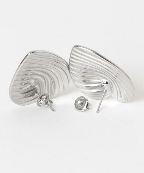 SMELLY / スメリー ピアス・イヤリング | ステンレスウェーブラインハートピアス | 詳細5