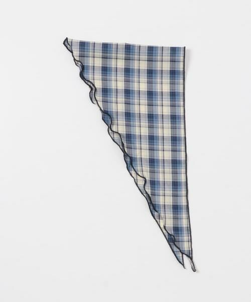 SMELLY / スメリー バンダナ・スカーフ | チェックサンカクスカーフ | 詳細9