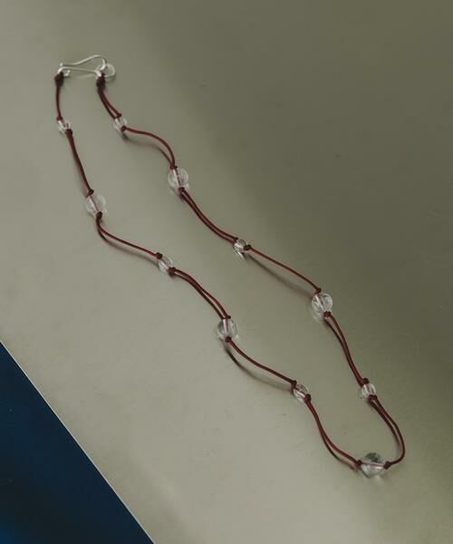 SMELLY / スメリー ネックレス・ペンダント・チョーカー | SMELLY so’　crystal necklace（クリア）