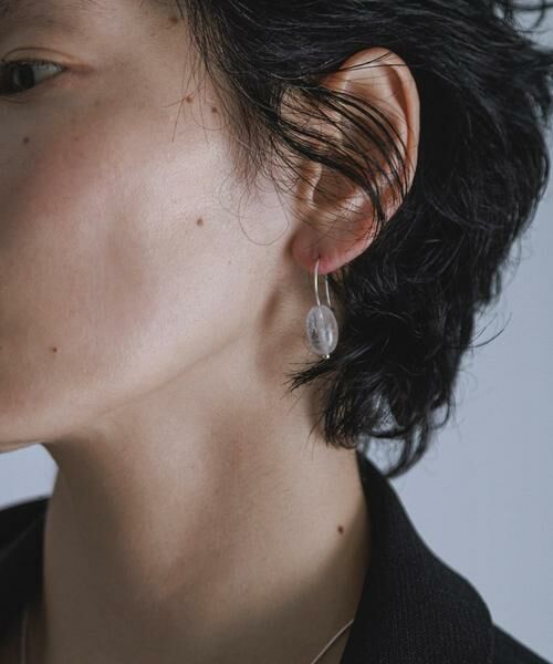 SMELLY / スメリー ピアス・イヤリング | SMELLY so’　stone drop hook pierce | 詳細10