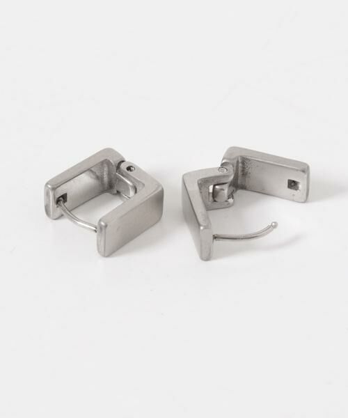SMELLY / スメリー ピアス・イヤリング | ステンレススクエアピアス | 詳細3
