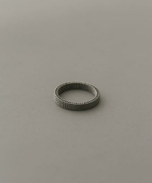 SMELLY / スメリー リング | ステンレスメッシュリング（シルバー）