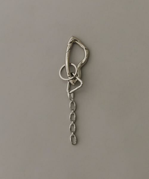 SMELLY / スメリー キーホルダー・ストラップ | メタルデザインキーチェーン（シルバー）